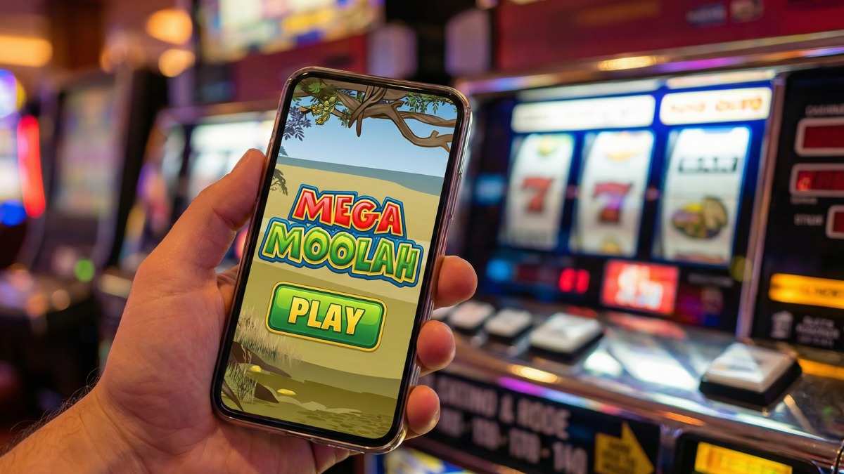 Mega Moolah móvil Android iOS 1Win